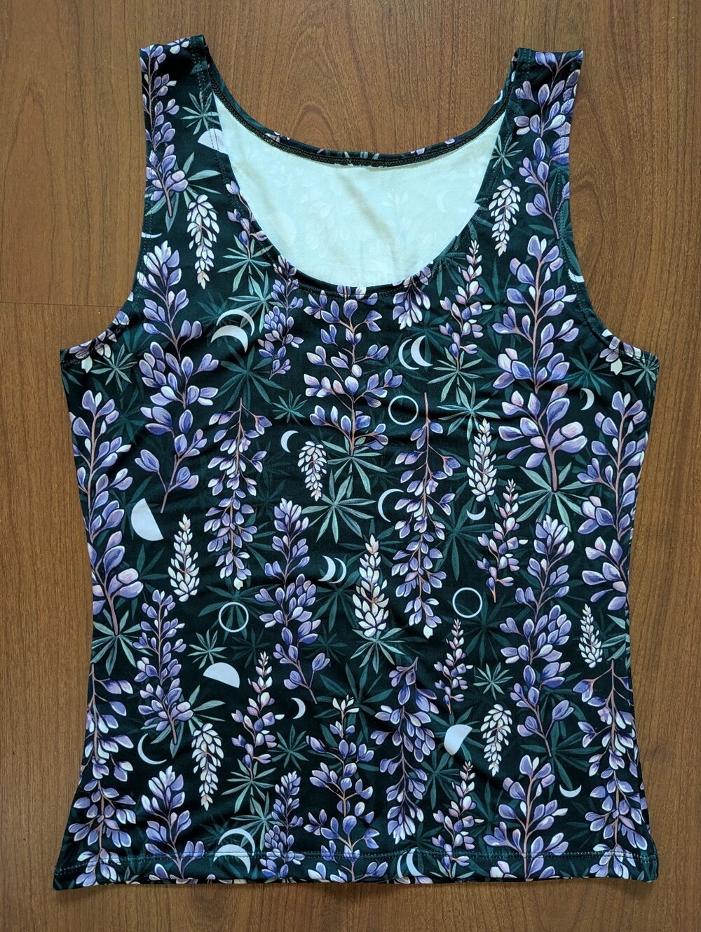 NWOT Rachel Pohl Art Mountain Lupine Tank Large
